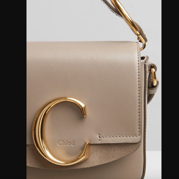 *SOLD* Mini Chloé C Bag - Motty Grey - Picture 4 of 11